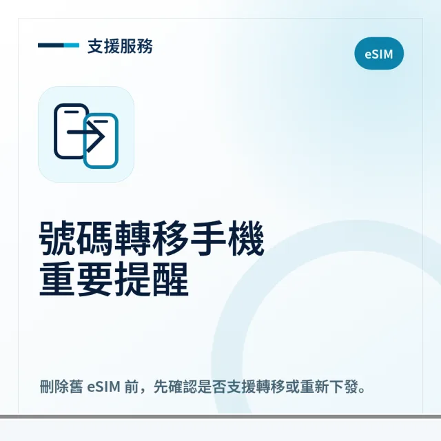 号码转移手机 重要提醒